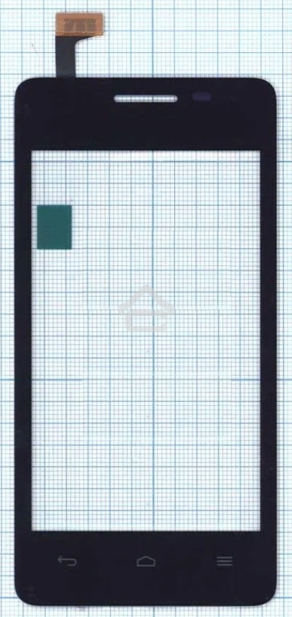 Сенсорное стекло (тачскрин) для Huawei Y301-A1, черное