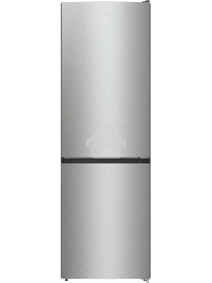 Холодильник Gorenje NRKE62XL серебристый металлик двухкамерный 203/99л морозилка снизу, No Frost