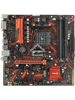 Материнская плата ASUS AM4 A320 EX-A320M-GAMING, AM4, AMD A320, 2xDDR4, 4xSATA, 1xPCIe 3.0 x4, 1xDVI-D, 1xHDMI, 1x 1Gb LAN, 2xUSB 3.2 Gen 1, 3x3.5 мм, 7.1, mATX