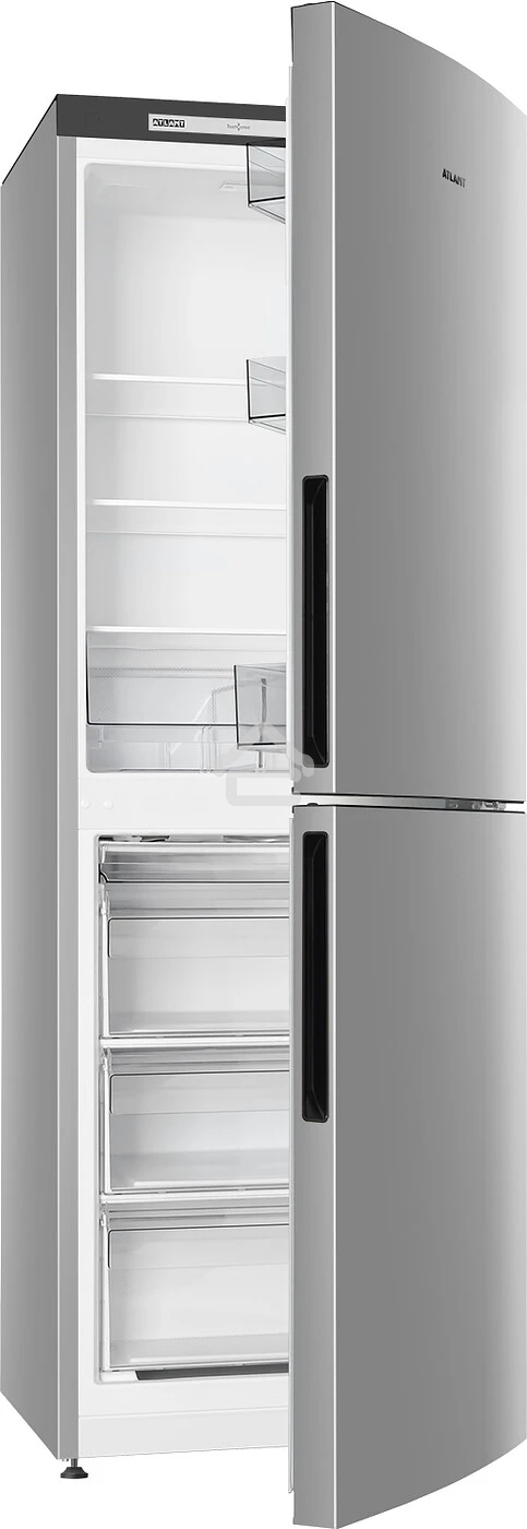 Холодильник Atlant 4612-181 серебристый двухкамерный 182/119л морозилка снизу