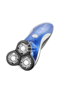 Бритва Centek CT-2170 (синий) ротор 3D, +ВЛАЖНОЕ БРИТЬЁ, 3 плав.головки, 2-ные лезвия, до 50 мин раб