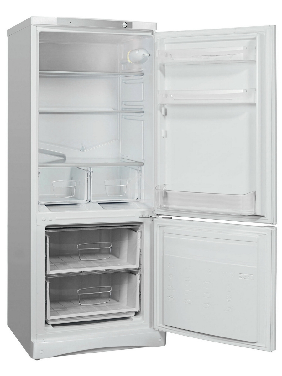 Холодильник Indesit ES 15 A белый двухкамерный 189/54л морозилка снизу, капельная система