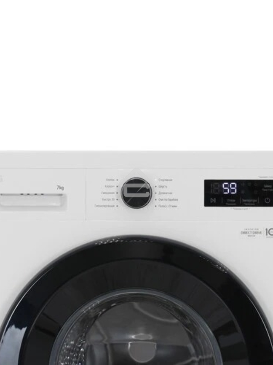 Стиральная машина LG F2Y1HS6W белая, загрузка фронтальная 7кг, 1200 об/мин., класс: A