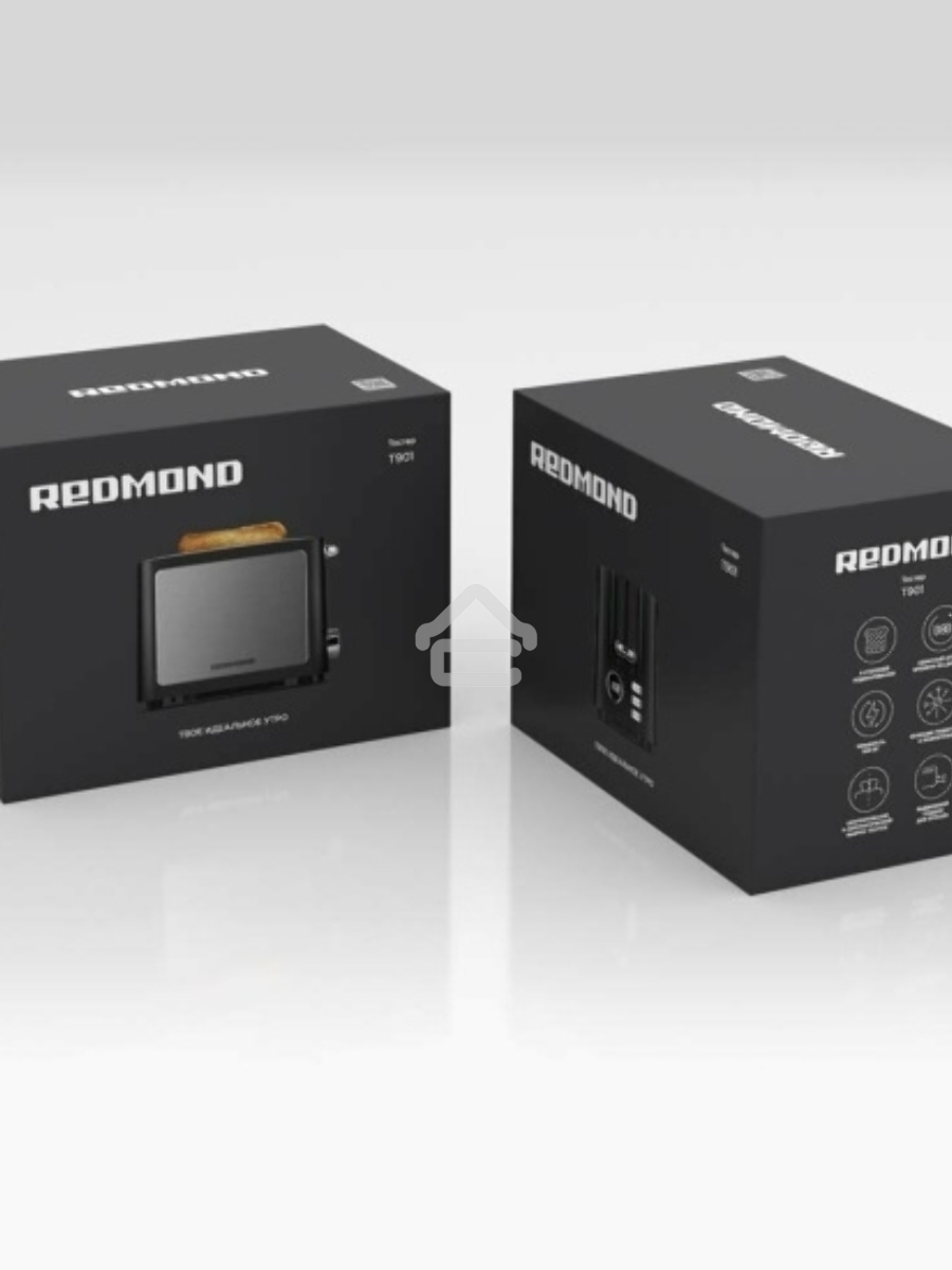 Тостер Redmond T901 900Вт черный