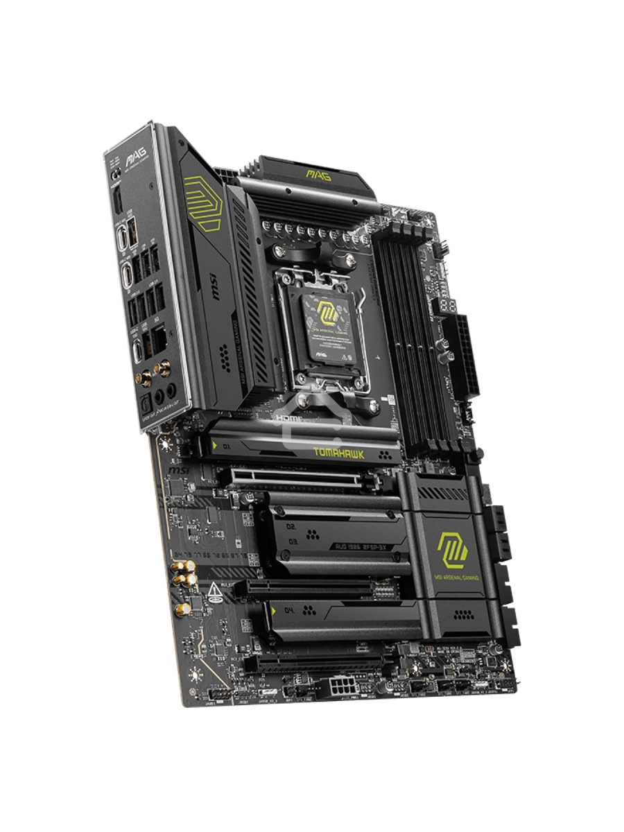 Материнская плата MSI MAG X870E TOMAHAWK WIFI, AM5, AMD X870, 4xDDR5, 4xSATA, 4xM.2, 1xPCI-E 5.0 x16, 1xPCI-E 4.0 x4, 1xPCI-E 3.0 x1, 1xHDMI, 2xUSB Type-C, 1x5Gb LAN, 2xUSB-A 3.2 Gen 2, 3xUSB-A 3.2 Gen 1, 4xUSB-A 2.0, 7.1, Wi-Fi 7, ATX