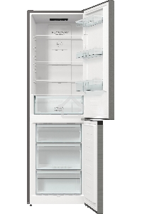 Холодильник Gorenje NRKE62XL серебристый металлик двухкамерный 203/99л морозилка снизу, No Frost