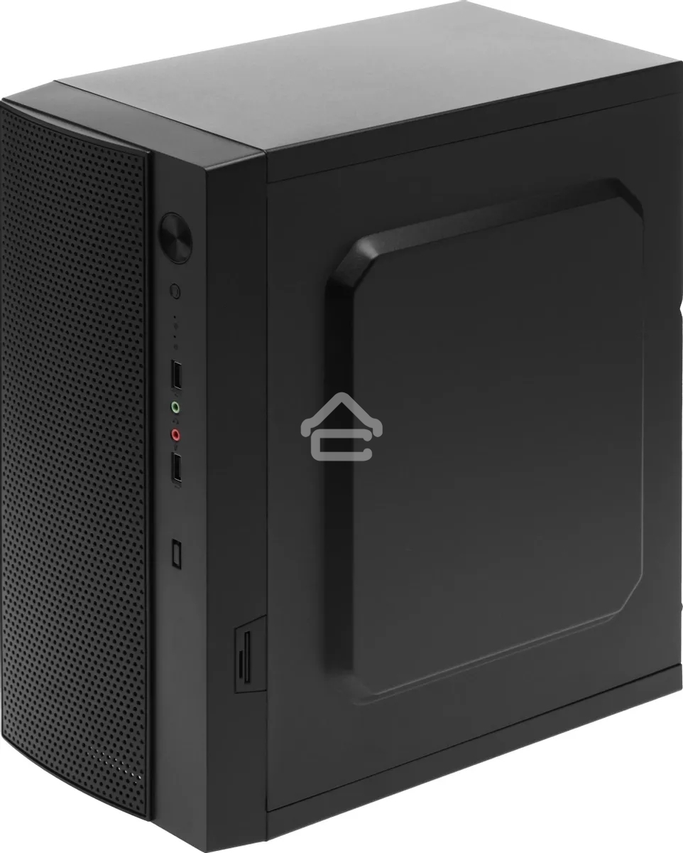 Компьютерный корпус Accord ENTRY ACC-242B черный без БП mATX 2xUSB 2.0 audio