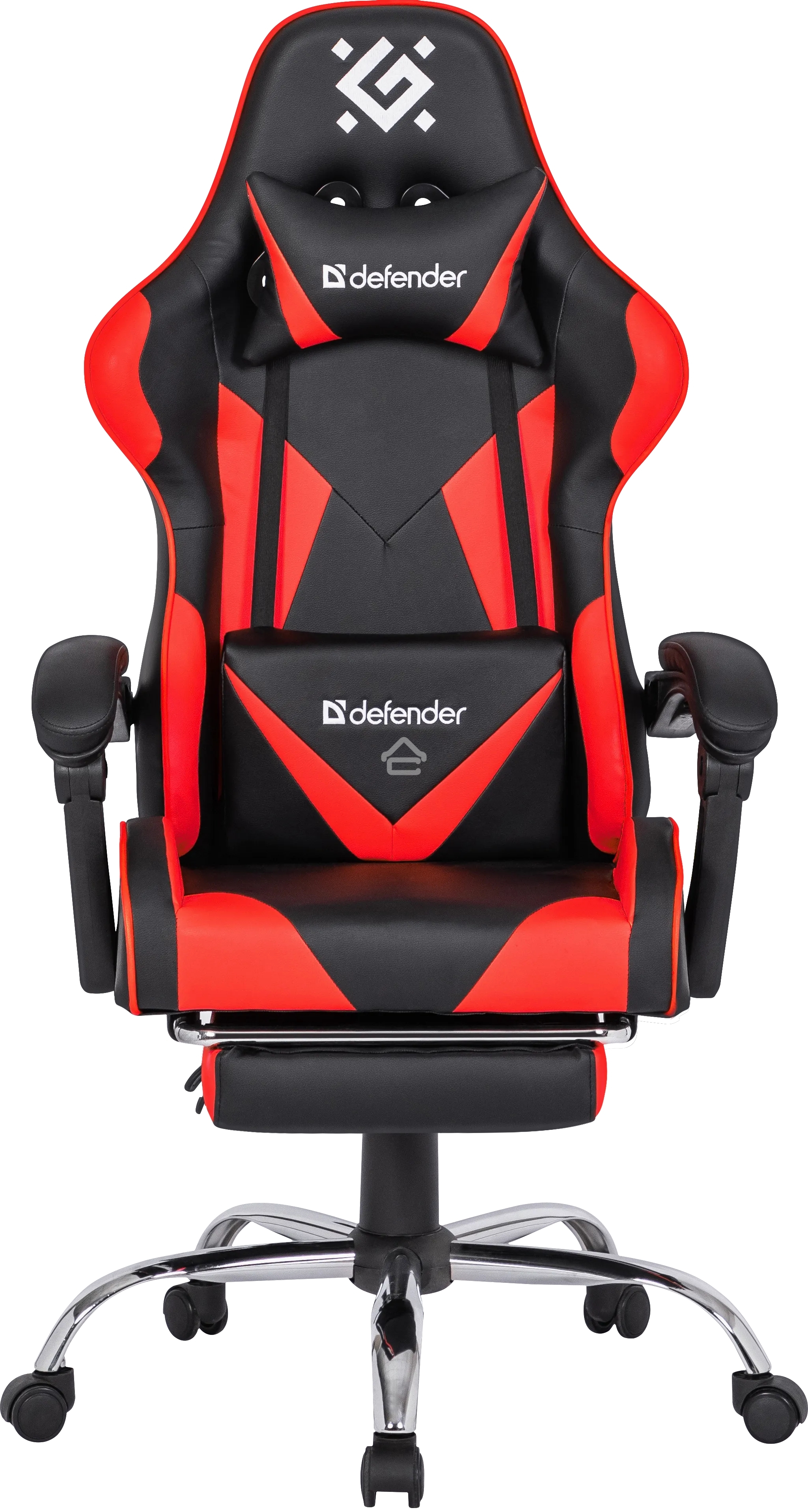 Кресло игровое Defender PILOT RED/BLACK