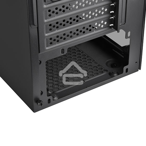Компьютерный корпус Silverstone SST-PS15B-PRO Precision Mini Tower Micro ATX Computer Case, tempered glass, 2x 120мм ARGb, 1x ARGb Controller, black
