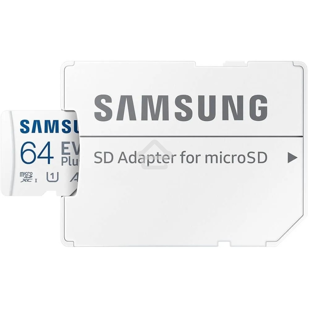 Флеш карта Samsung EVO Plus, microSDXC 64Gb (R/W 160/90 Mb/s, adapter) MB-MC64SA/APC