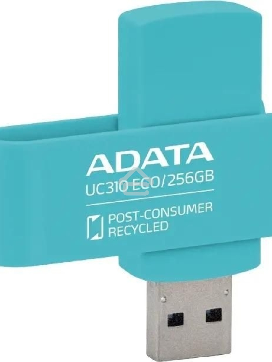 Флеш диск ADATA UC310E 256Gb USB 3.2 Gen1 зеленый UC310E-256G-RGN