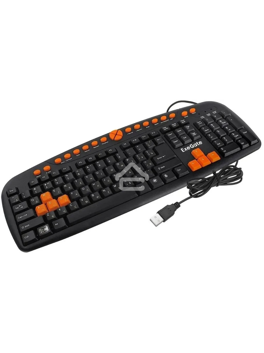 Клавиатура ExeGate LY-504M (EX280435RUS) проводная, USB, черный