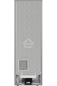 Холодильник Gorenje NRKE62XL серебристый металлик двухкамерный 203/99л морозилка снизу, No Frost