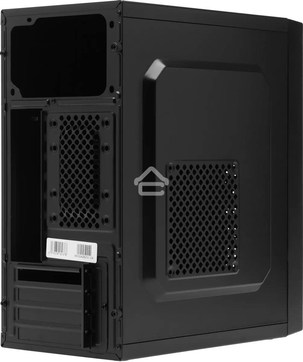 Компьютерный корпус Accord ENTRY ACC-242B черный без БП mATX 2xUSB 2.0 audio