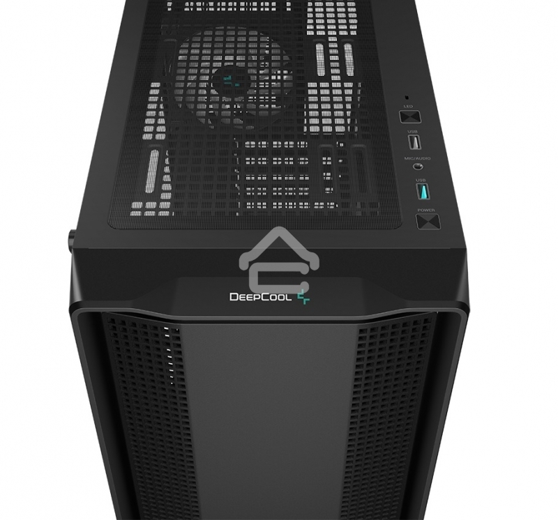 Компьютерный корпус Deepcool CC560 V2 черный без БП ATX 4x120мм 1xUSB 2.0 1xUSB 3.0 audio bott PSU