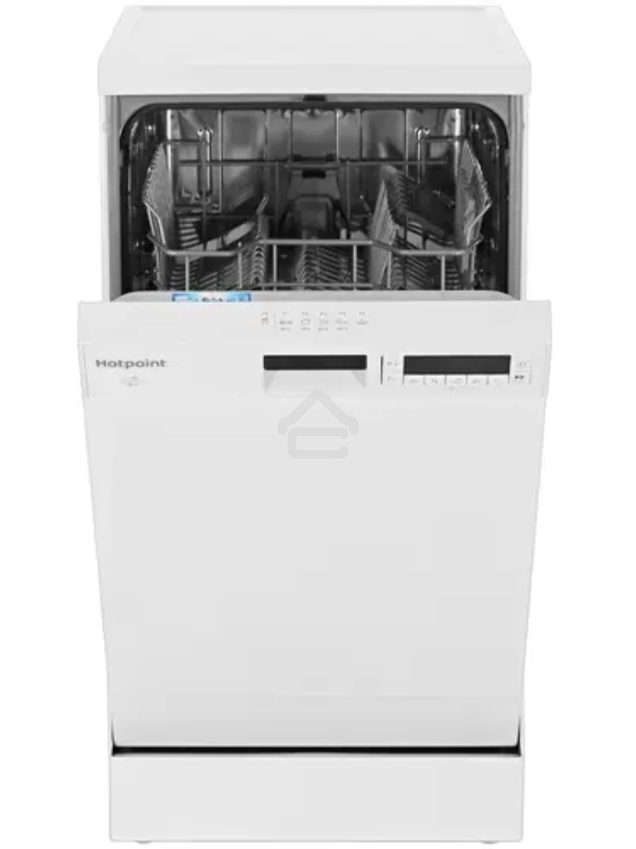 Посудомоечная машина HOTPOINT HFS 1C57, белый, 44.8 см, 10 компл., 49 дБ, класс A
