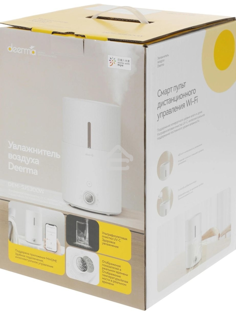 Увлажнитель воздуха ультразвуковой Deerma DEM-SJS300W, 4.4л белый