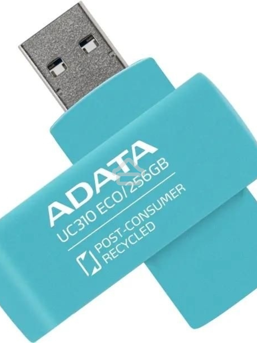 Флеш диск ADATA UC310E 256Gb USB 3.2 Gen1 зеленый UC310E-256G-RGN