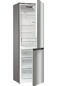 Холодильник Gorenje NRKE62XL серебристый металлик двухкамерный 203/99л морозилка снизу, No Frost
