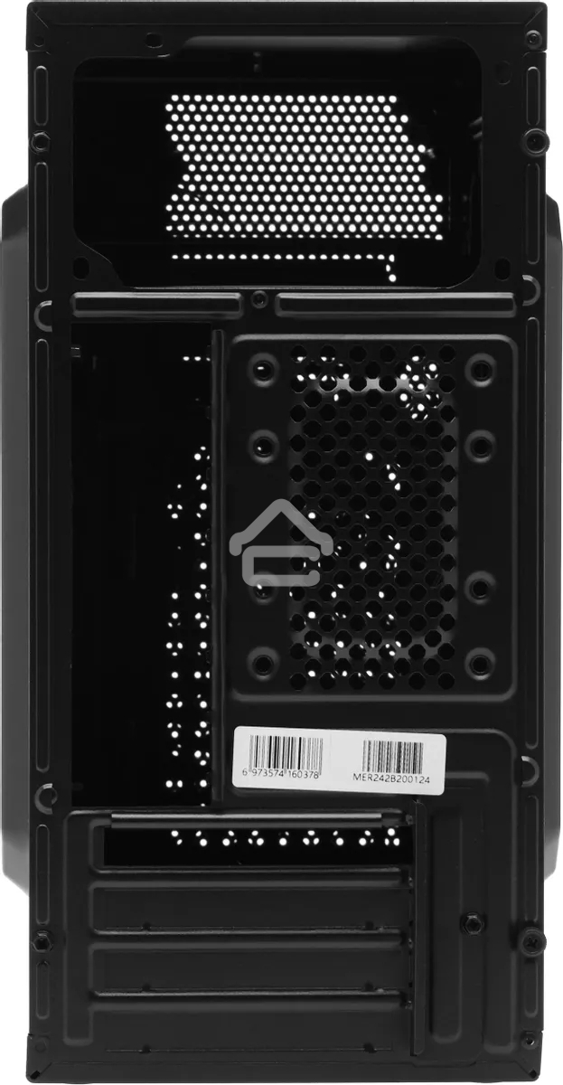 Компьютерный корпус Accord ENTRY ACC-242B черный без БП mATX 2xUSB 2.0 audio