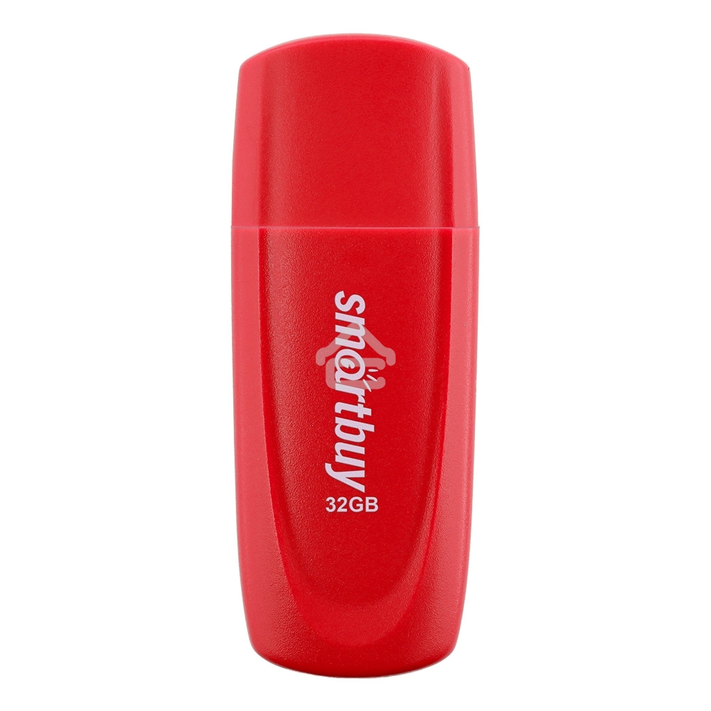 Флешка USB R/W SmartBuy R/W Scout Red (SB032GB2SCR), 32Gb, USB 2.0, R/W 13/8, красный