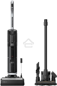 Моющий вертикальный пылесос Dreame H14 Dual, 400Вт, черный/серый