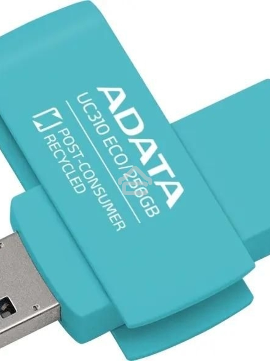 Флеш диск ADATA UC310E 256Gb USB 3.2 Gen1 зеленый UC310E-256G-RGN