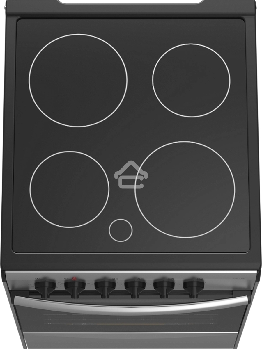 Плита электрическая Darina 1B EC 341 606 silver серебристый/черный, конфорок 4 шт, духовка 50 л, 50 см x 85 см x 56 см