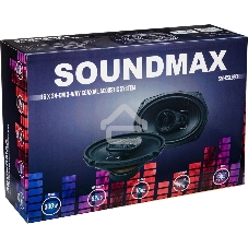 Колонки автомобильные Soundmax SM-CSL693 4Ом 15x23см (6x9дюйм) (ком.:2кол.) коаксиальные трехполосные