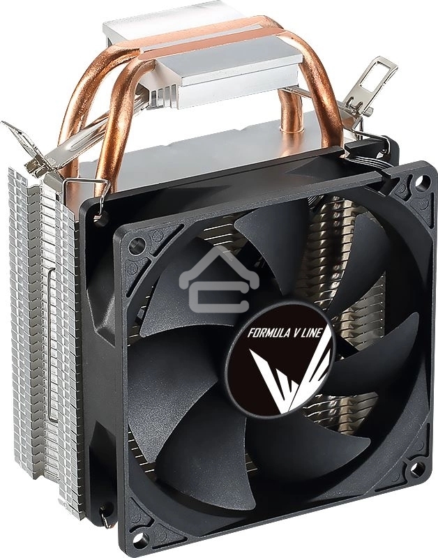 Устройство охлаждения (кулер) Aerocool Formula Ice Boid 2PSDB черный 90мм алюминий+медь 2100rpm 34db 4-pin 90W 135мм