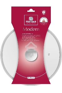 Крышка Rondell Modern RDA-1740, 28см, руч.серый