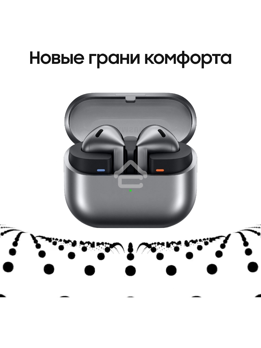 Гарнитура вкладыши Samsung Galaxy Buds 3 серебристый беспроводные bluetooth в ушной раковине