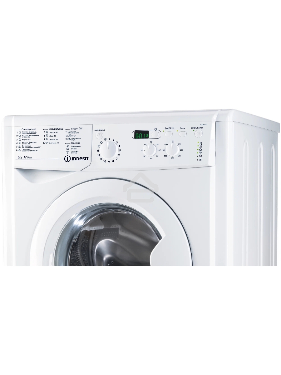 Стиральная машина Indesit IWSD 51051 CIS белый, загрузка фронтальная 5 кг, 1000 об/мин., класс: А