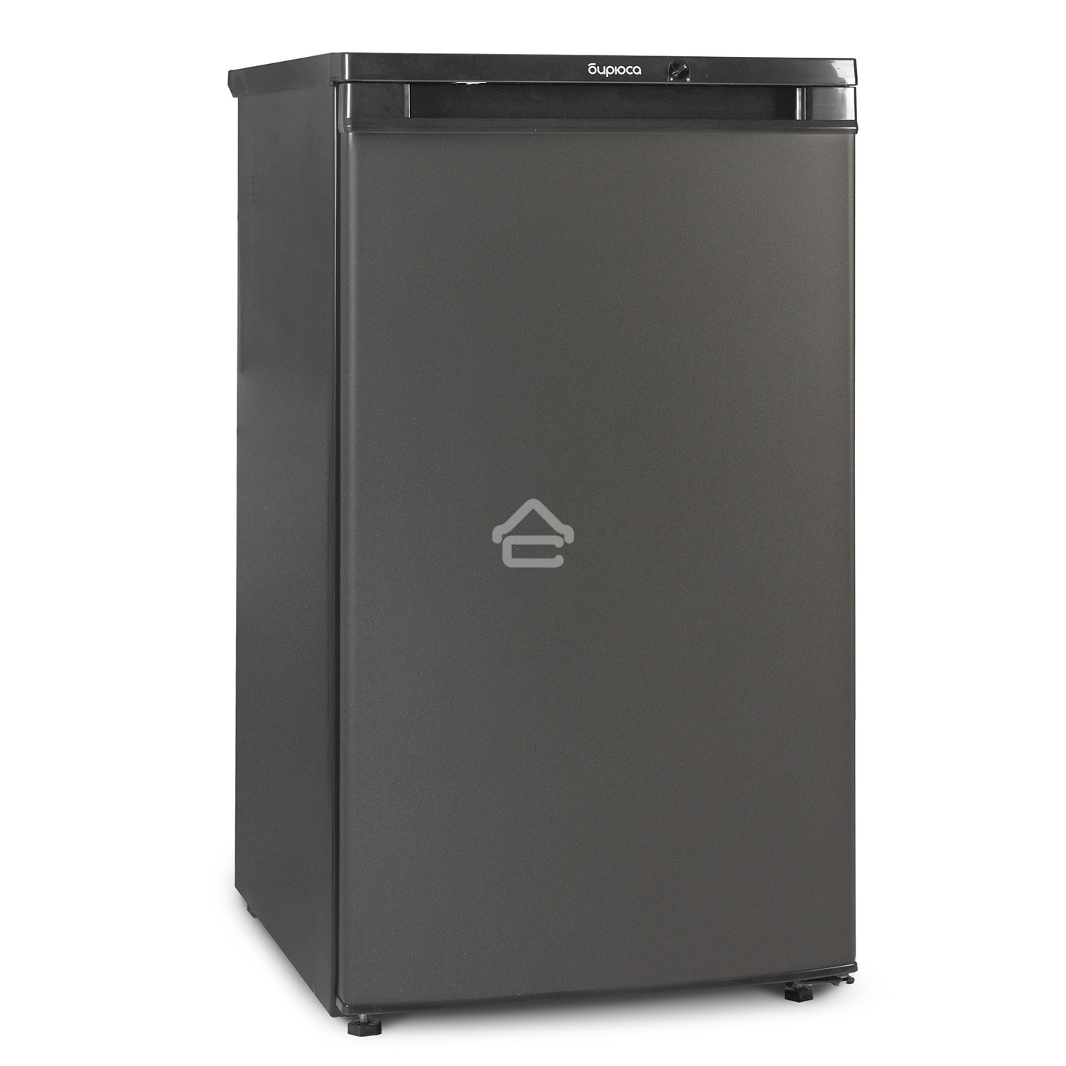 Холодильник Бирюса W408 графит однокамерный 88/27л морозилка сверху