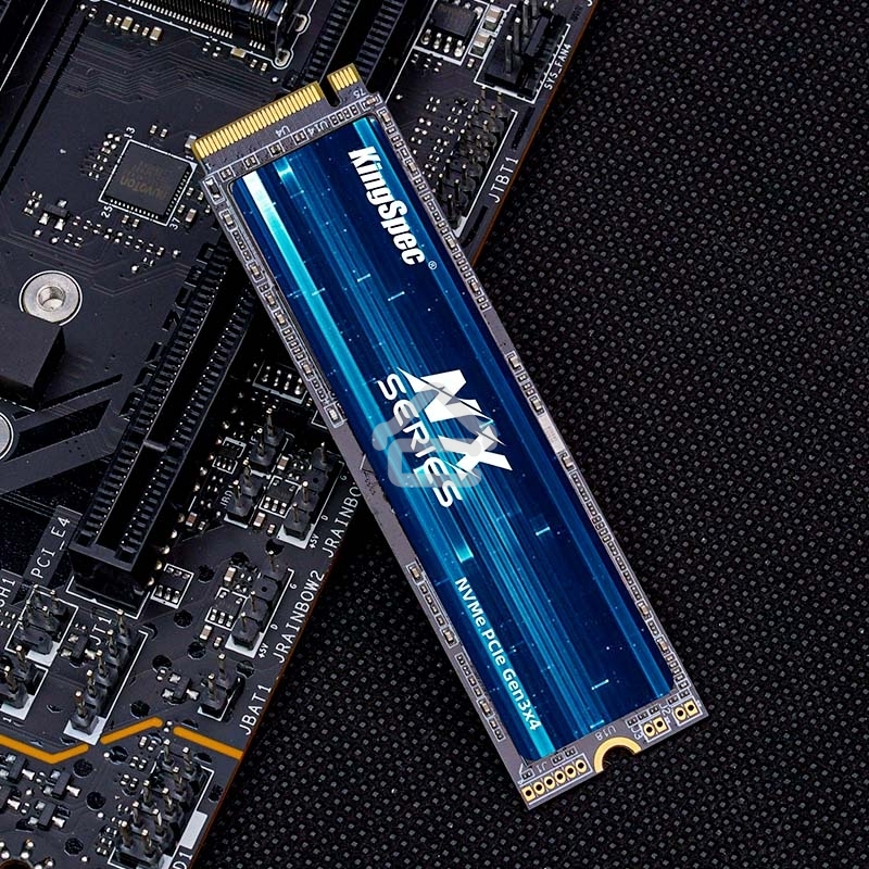 Накопитель SSD KingSpec NX-512, 512Gb, PCIe 3.0 x4, M.2 2280, NVMe, R/W 3400/3100
