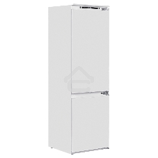 Встраиваемый холодильник Maunfeld MBF193NFW1GR Inverter белый двухкамерный 257/84 л морозилка снизу, No Frost