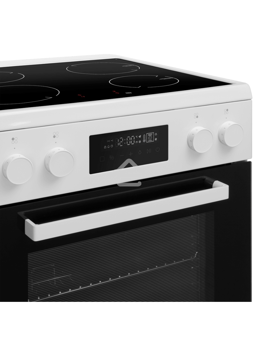 Плита электрическая MAUNFELD MIC611W01TD белый, конфорок 4 электрических (индукционных), духовка 59 л, 60 см x 84.5 см x 63 см