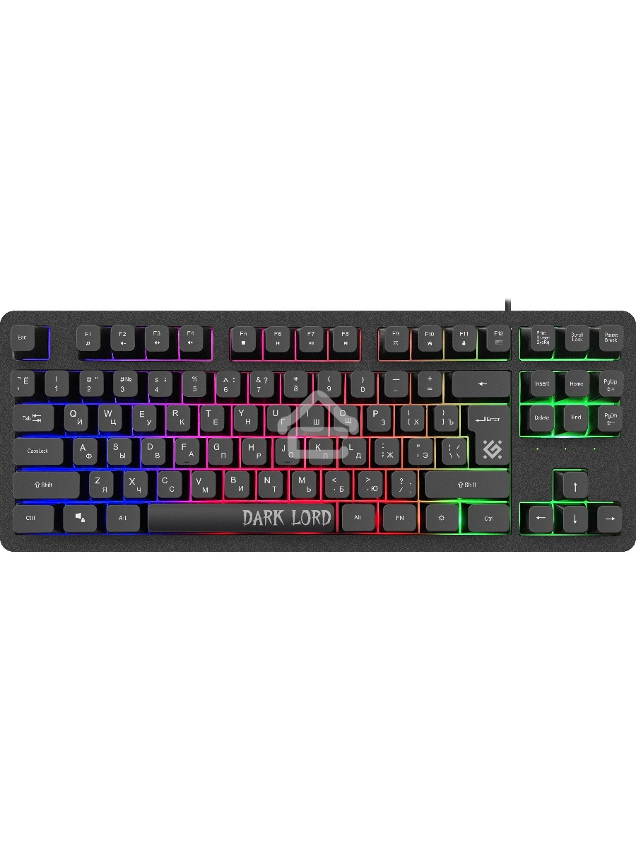 Клавиатура Defender Dark Lord GK-580  проводная, USB, черный