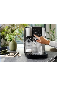 Кофемашина автоматическая DeLonghi ECAM220.80.SB серебристый, исп. кофе - молотый/зерновой, 1.8 л, 1450 Вт, 15 Бар.