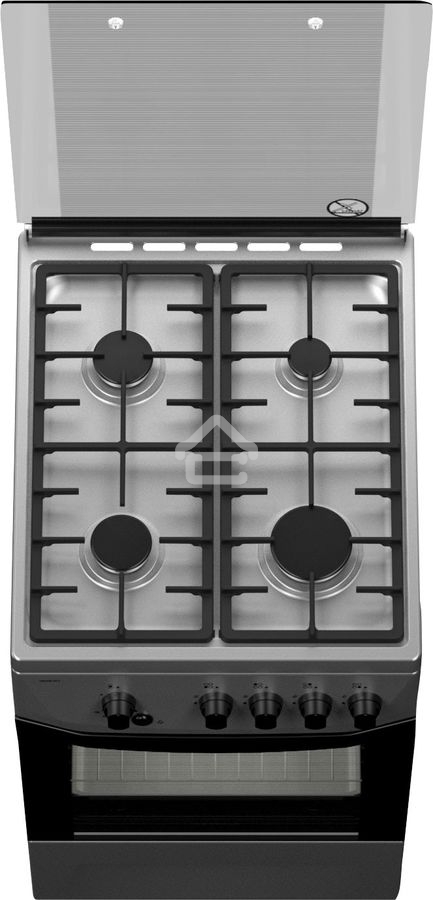 Плита газовая Darina 1D1 GM 241 014 Х нержавеющая сталь/черный, конфорок 4 шт, духовка 50 л, 50 см x 85 см x 60 см