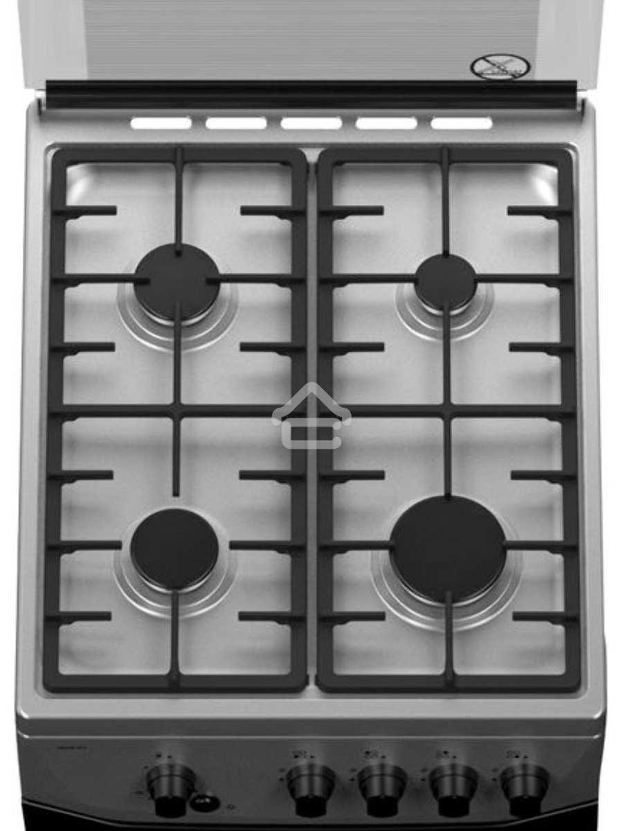 Плита газовая Darina 1D1 GM 241 014 Х нержавеющая сталь/черный, конфорок 4 шт, духовка 50 л, 50 см x 85 см x 60 см