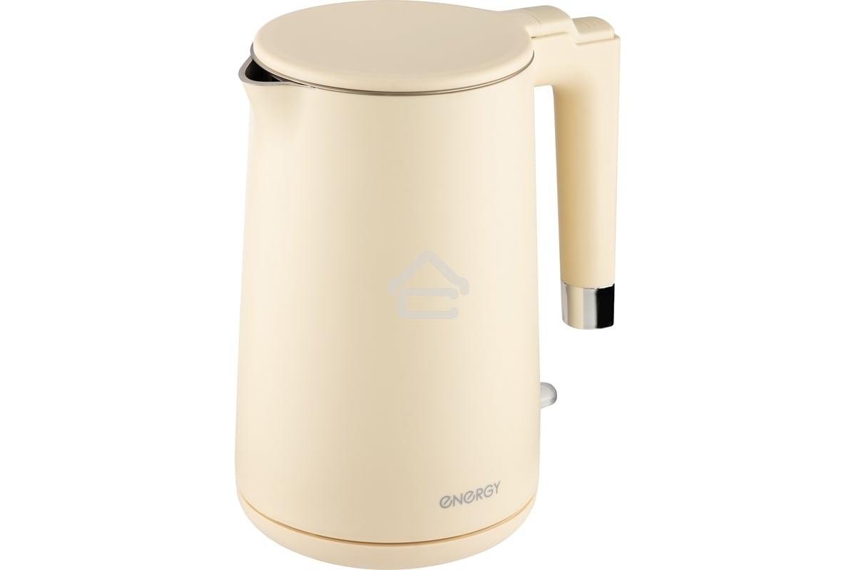 Чайник электрический Energy E-215 1.7л, двойной корпус, бежевый