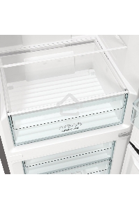Холодильник Gorenje NRKE62XL серебристый металлик двухкамерный 203/99л морозилка снизу, No Frost