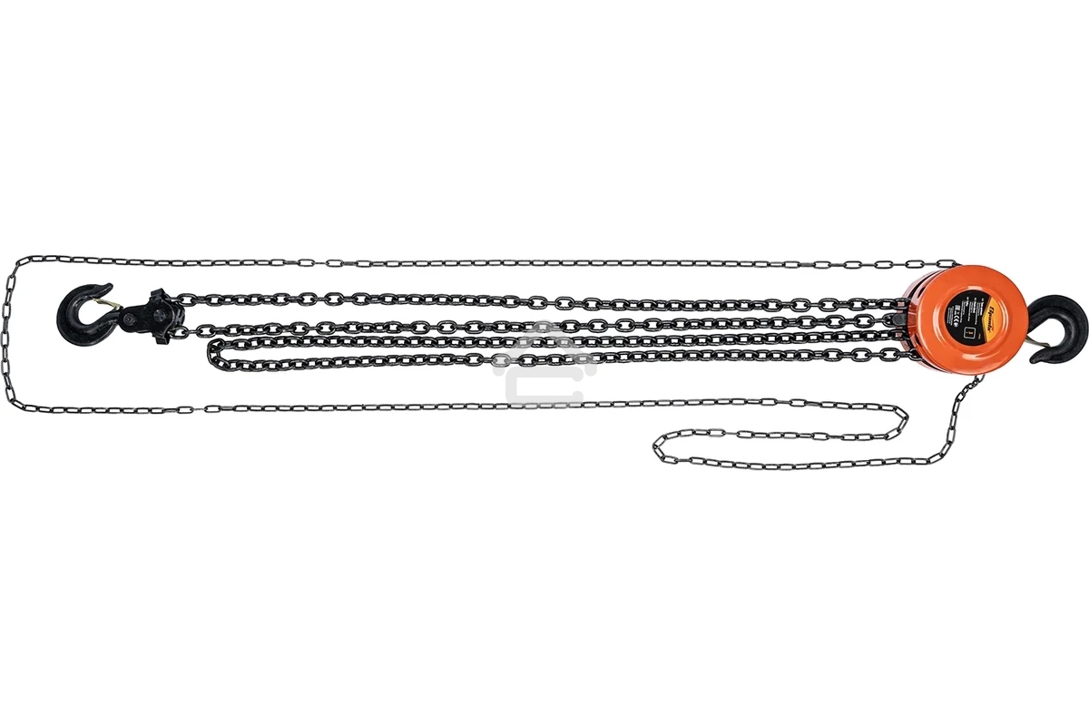 Таль цепная Sparta 3 т, h подъема 3 м, расстояние между крюками 470 мм