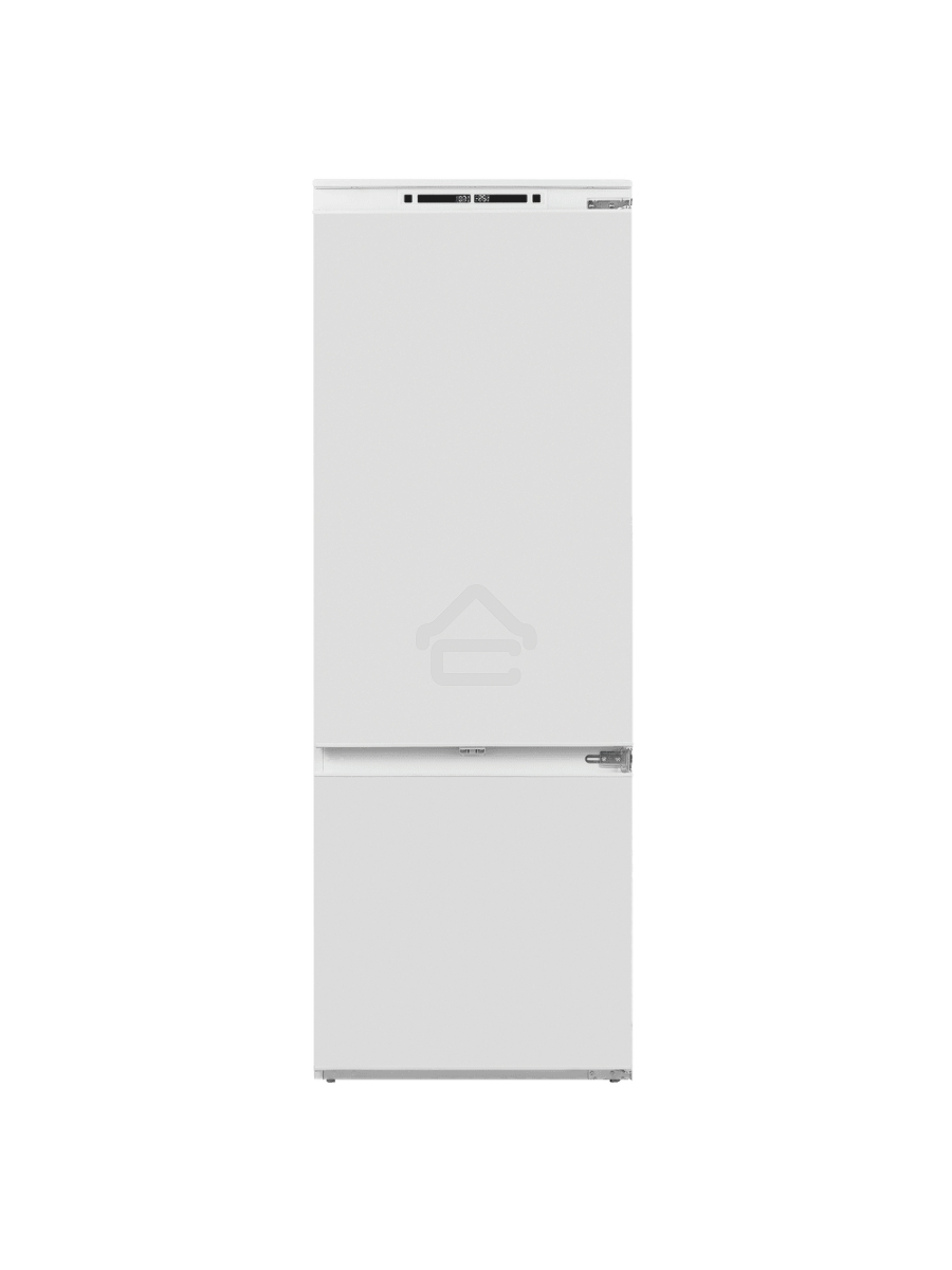 Встраиваемый холодильник Maunfeld MBF193NFW1GR Inverter белый двухкамерный 257/84 л морозилка снизу, No Frost