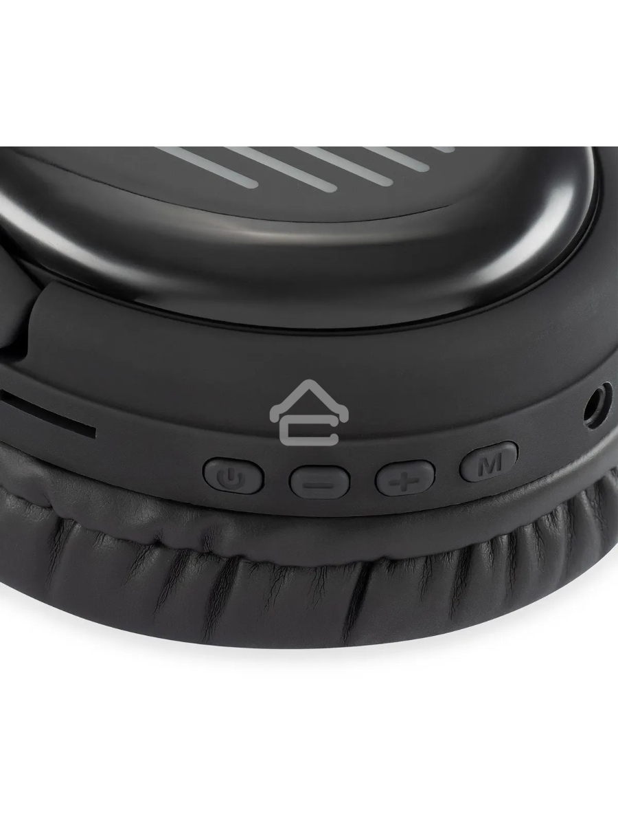 Гарнитура накладные Digma BT-16 черный беспроводные bluetooth оголовье