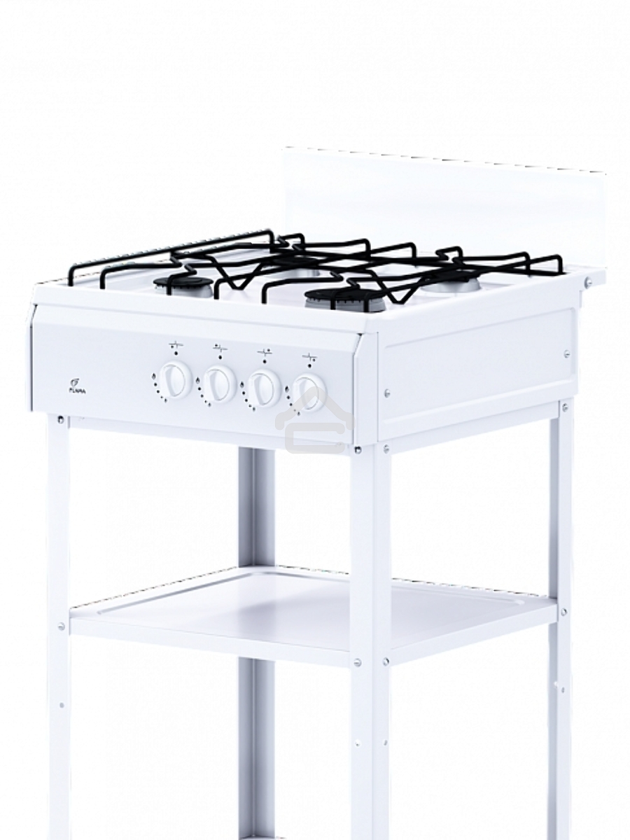 Плита газовая Flama AVG 1402 W белый, конфорок 4 шт, духовка 50 л, 50 см x 85 см x 58 см