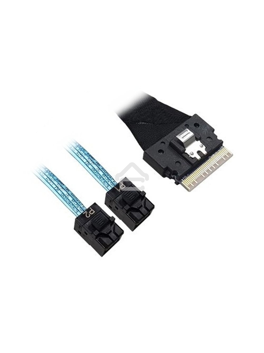 Кабель ACD-60003-ZC Slimline SASx8 (SFF8654) -to- 2 SAS HD x4 (SFF8643 SAS Connections), 1M, (аналог Broadcom 05-60003-00) {120}
