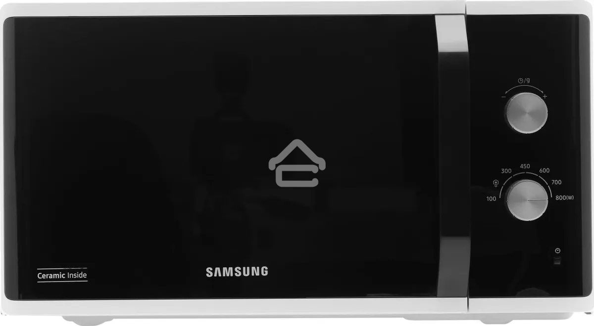 Микроволновая печь Samsung MS23K3614AW белый, 23 л, 800 Вт, переключатели - поворотный механизм
