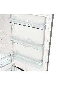 Холодильник Gorenje NRKE62XL серебристый металлик двухкамерный 203/99л морозилка снизу, No Frost